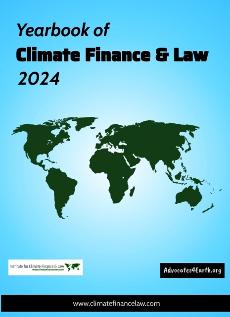 Cover - Yearbook of Climate Finance & Law